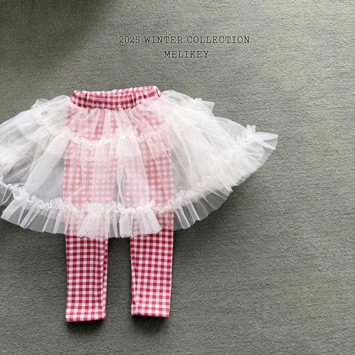 [PRE-ORDER] Check Tu Tu Skirt Leggings