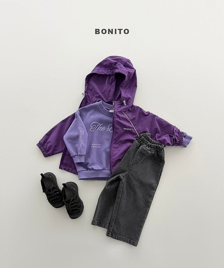 [PRE-ORDER] Check Piping Windbreaker (Mom&Dad Couple)