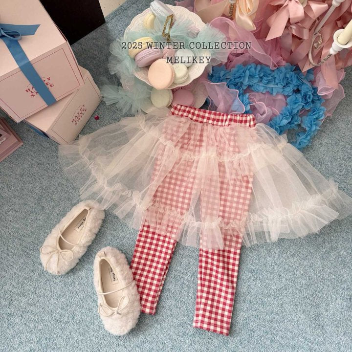 [PRE-ORDER] Check Tu Tu Skirt Leggings