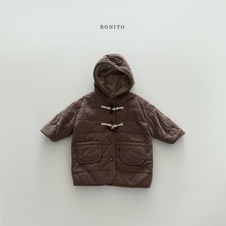 [PRE-ORDER] Corduroy Quilted Duffle Coat