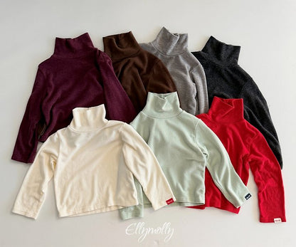 [PRE-ORDER] Solid Snow Warmer Turtleneck T-Shirts