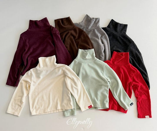 [PRE-ORDER] Solid Snow Warmer Turtleneck T-Shirts