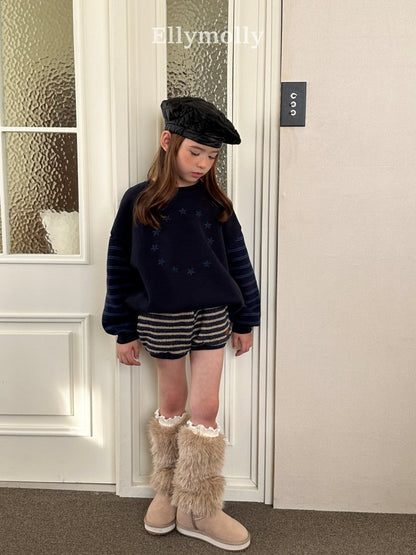 [PRE-ORDER] Wool Knit Stripe Shorts