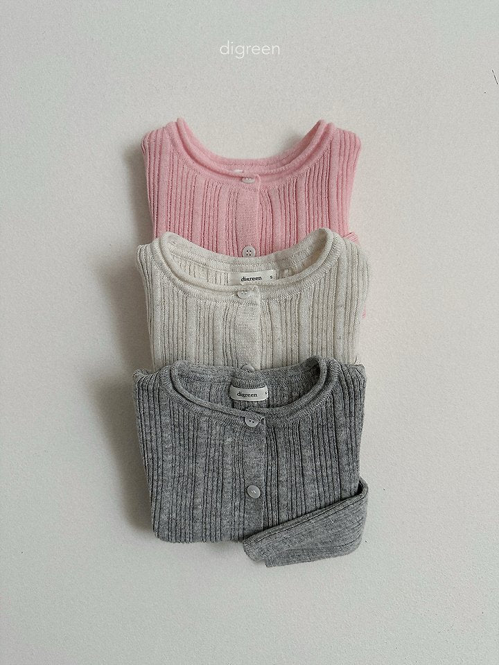 [PRE-ORDER] Wiggly Ribbed Cardigan (Mom Couple)