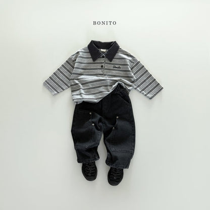 [PRE-ORDER] Stripe Collar T-Shirts