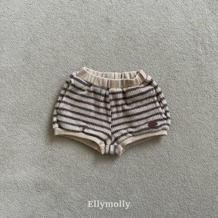 [PRE-ORDER] Wool Knit Stripe Shorts