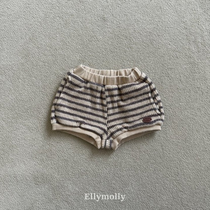 [PRE-ORDER] Wool Knit Stripe Shorts