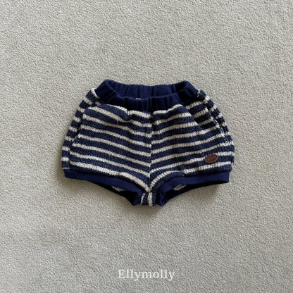 [PRE-ORDER] Wool Knit Stripe Shorts