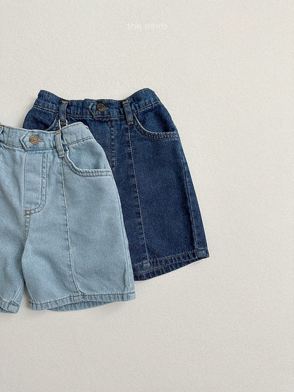 [PRE-ORDER] Button Denim Shorts
