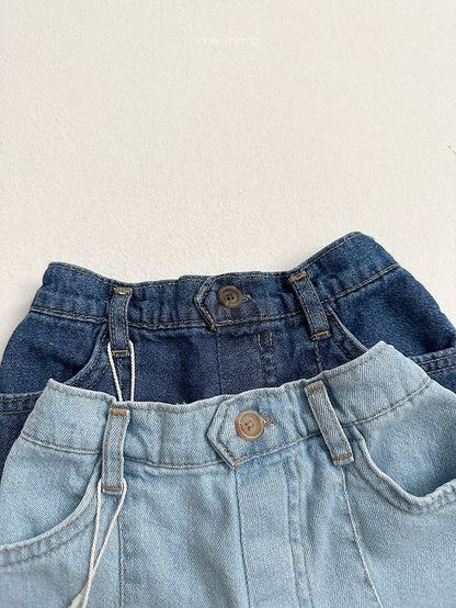 [PRE-ORDER] Button Denim Shorts