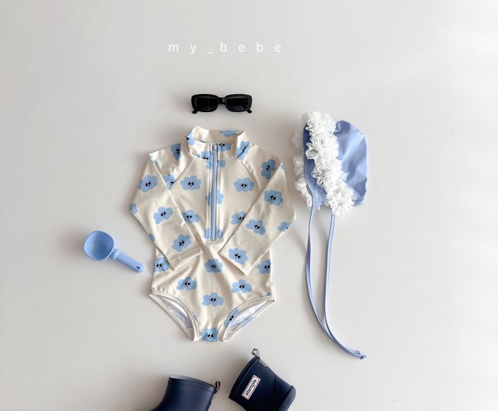 [PRE-ORDER] Zipper Swim Suit + Hat Set