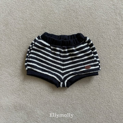 [PRE-ORDER] Wool Knit Stripe Shorts