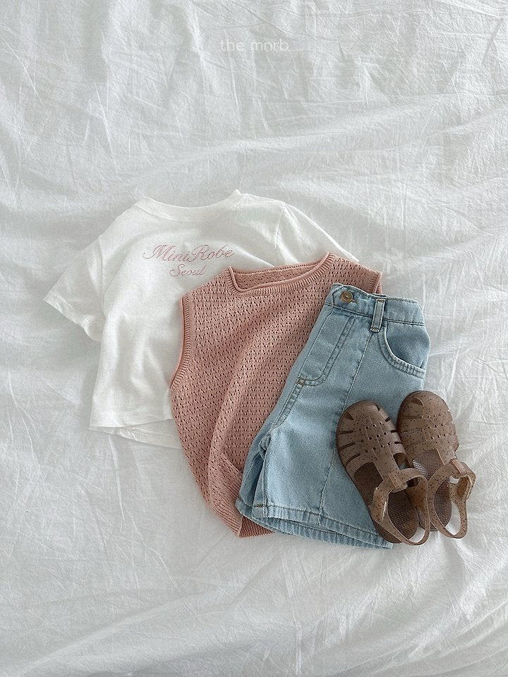 [PRE-ORDER] Button Denim Shorts