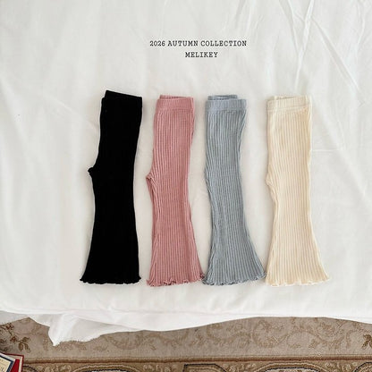 [PRE-ORDER] Bobo Ribbed Boot-Cut Pants