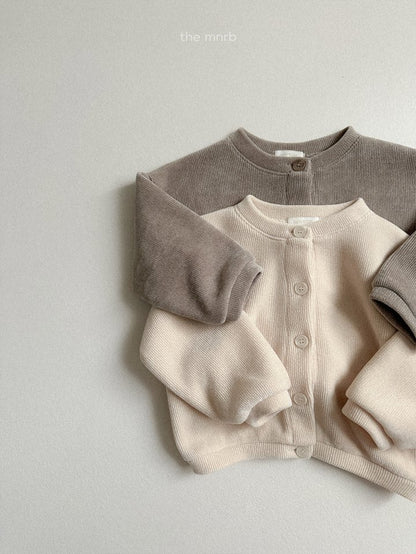 [PRE-ORDER] Velvet Ribbed Cardigan