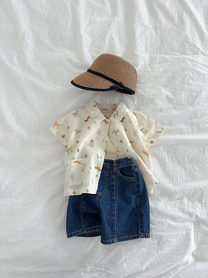 [PRE-ORDER] Button Denim Shorts