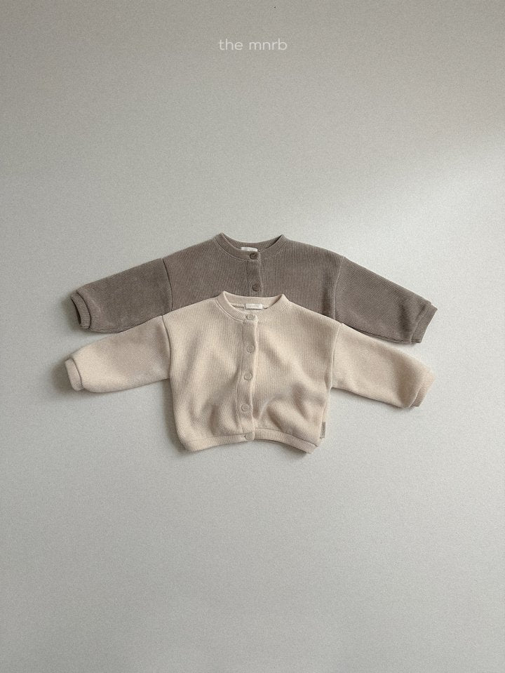 [PRE-ORDER] Velvet Ribbed Cardigan