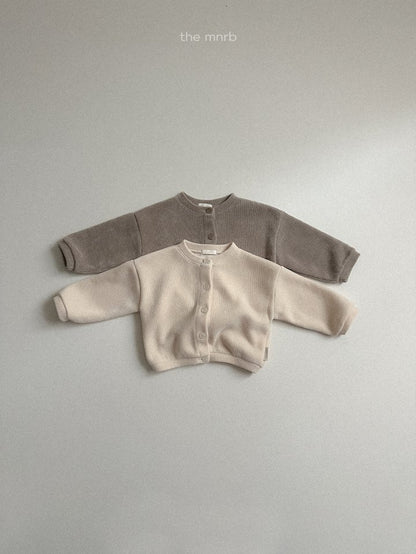 [PRE-ORDER] Velvet Ribbed Cardigan