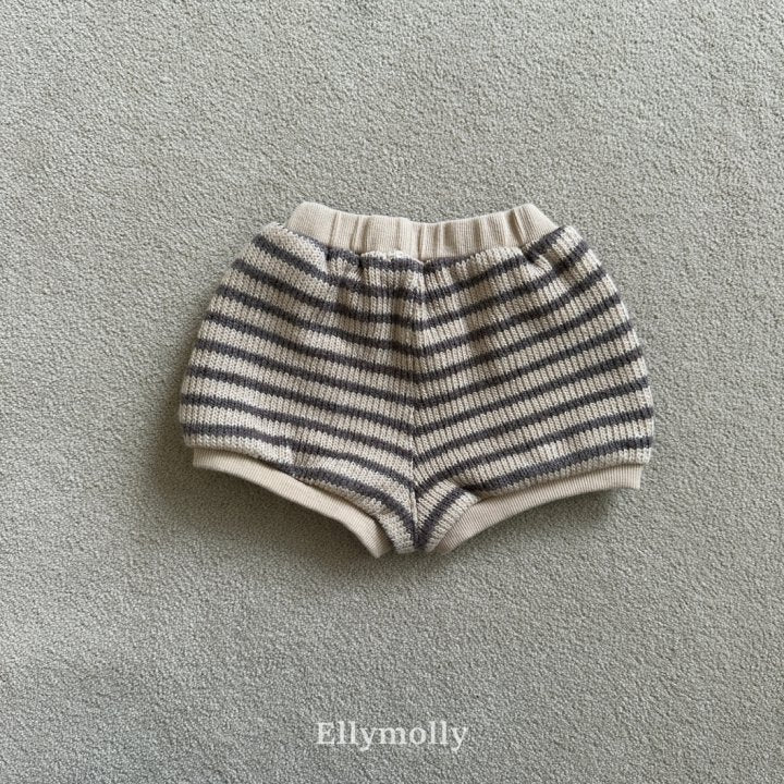 [PRE-ORDER] Wool Knit Stripe Shorts