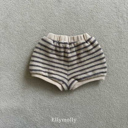 [PRE-ORDER] Wool Knit Stripe Shorts