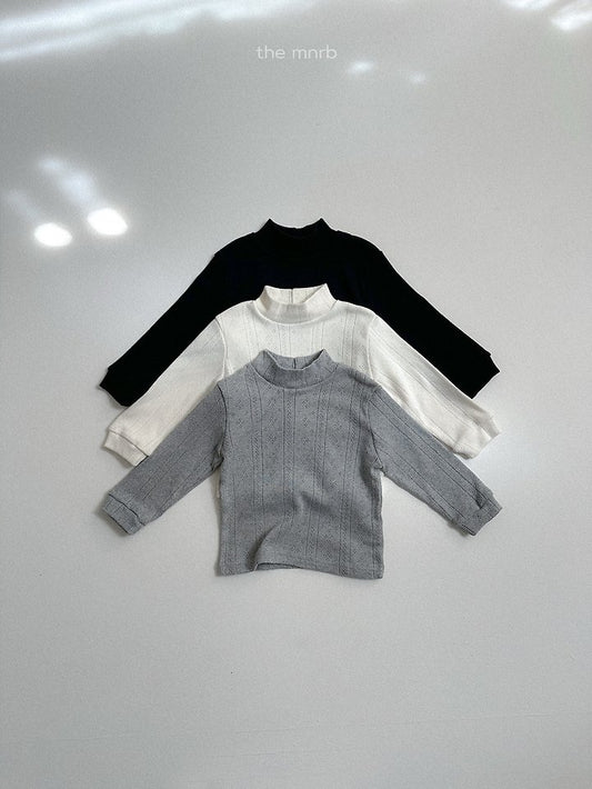 [PRE-ORDER] Eyelet Turtleneck T-Shirts