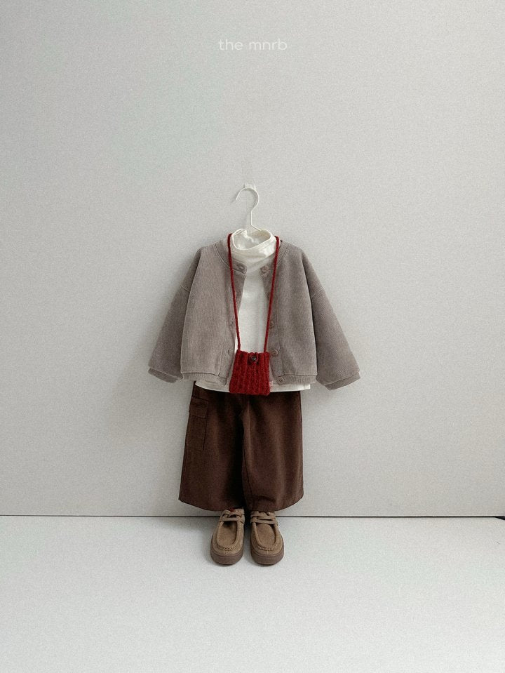 [PRE-ORDER] Velvet Ribbed Cardigan