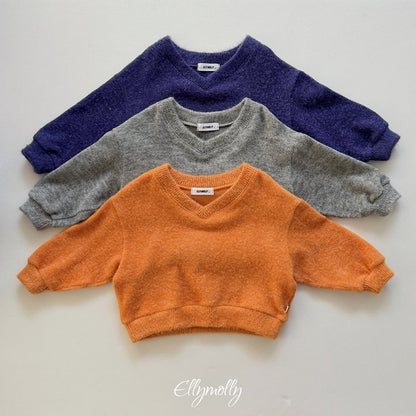 [PRE-ORDER] Chicago Brush V Neck Knit Top