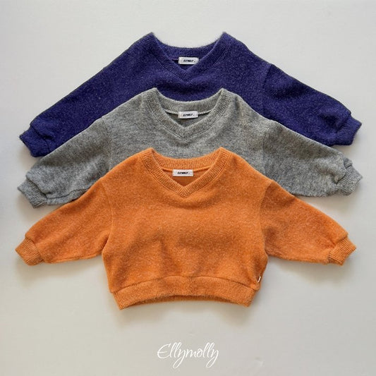 [PRE-ORDER] Chicago Brush V Neck Knit Top