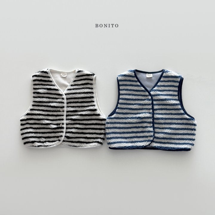 [PRE-ORDER] Sherpa Stripe Vest