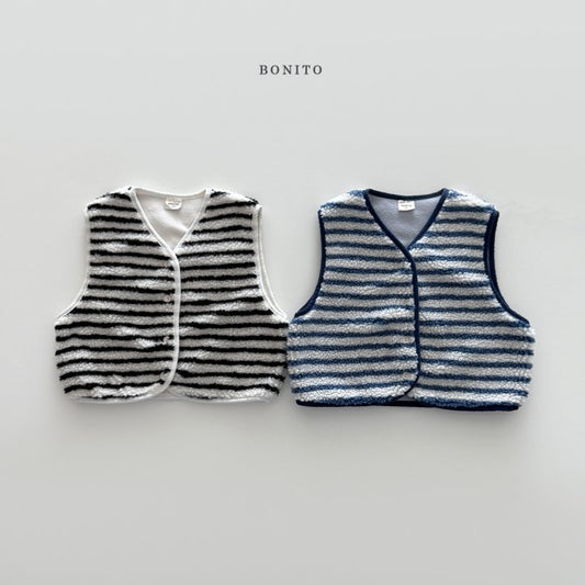 [PRE-ORDER] Sherpa Stripe Vest