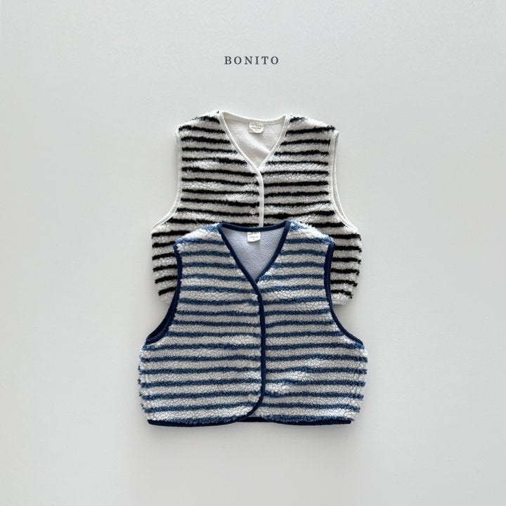 [PRE-ORDER] Sherpa Stripe Vest