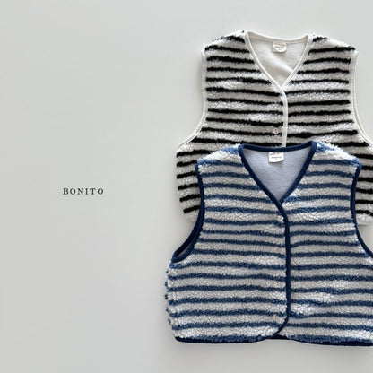 [PRE-ORDER] Sherpa Stripe Vest