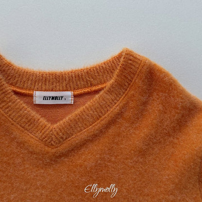 [PRE-ORDER] Chicago Brush V Neck Knit Top