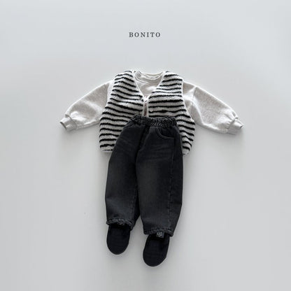 [PRE-ORDER] Sherpa Stripe Vest