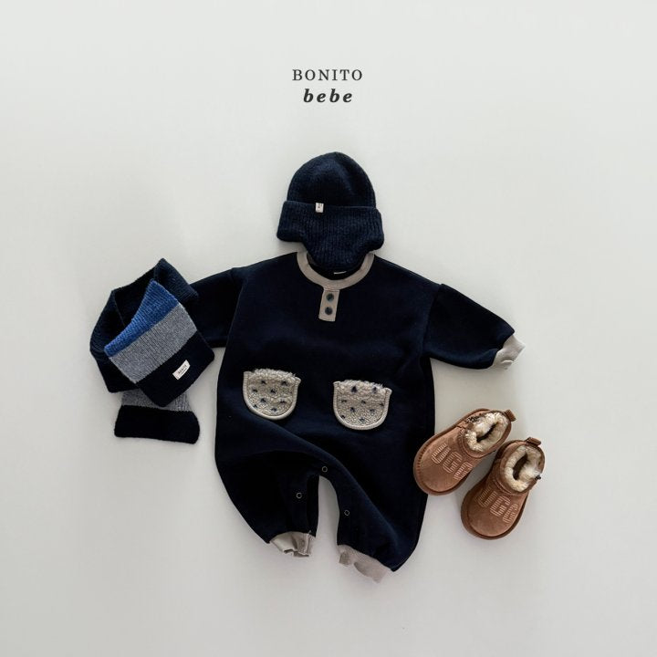 [PRE-ORDER] Color Block Two Pocket Body Suit