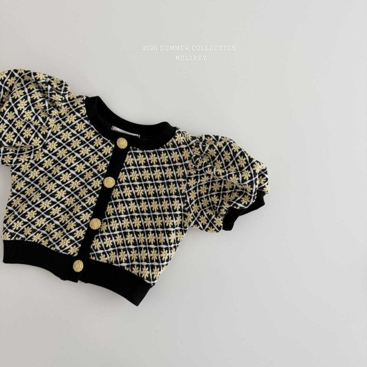 [PRE-ORDER] Rica Floral Puff Cardigan
