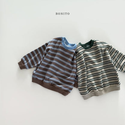 [PRE-ORDER] Stripe Color Block Sweatshirts
