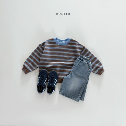 [PRE-ORDER] Stripe Color Block Sweatshirts
