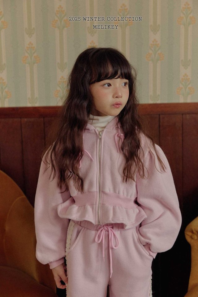 [PRE-ORDER] Crop Frill Hoodie Jacket