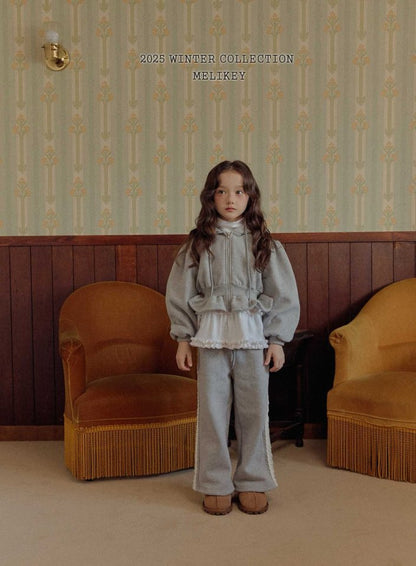 [PRE-ORDER] Crop Frill Hoodie Jacket