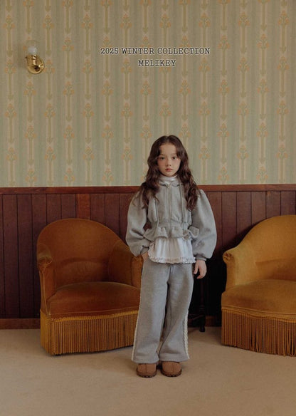 [PRE-ORDER] Crop Frill Hoodie Jacket