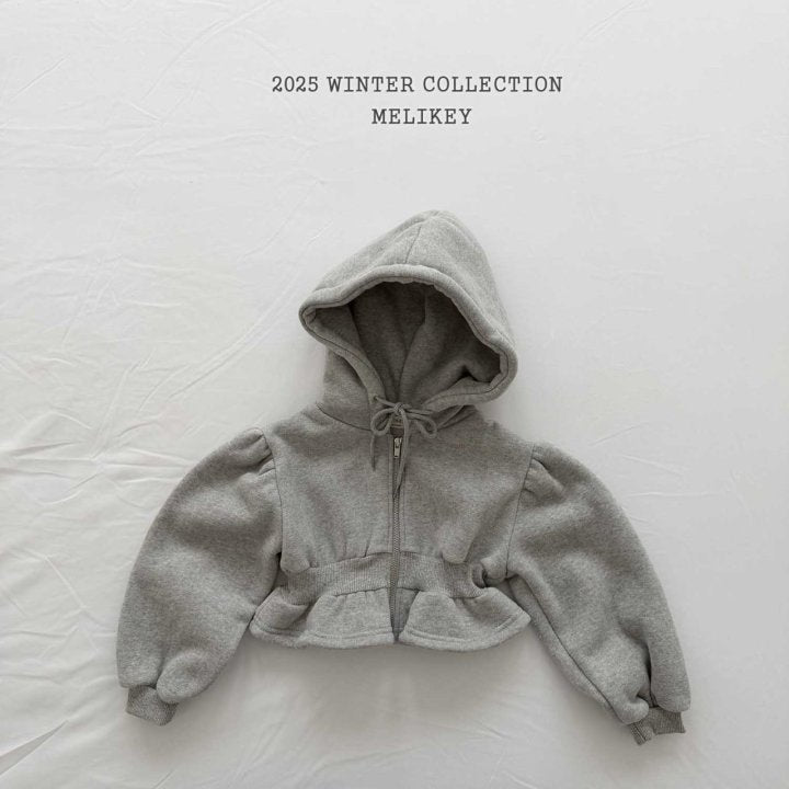 [PRE-ORDER] Crop Frill Hoodie Jacket