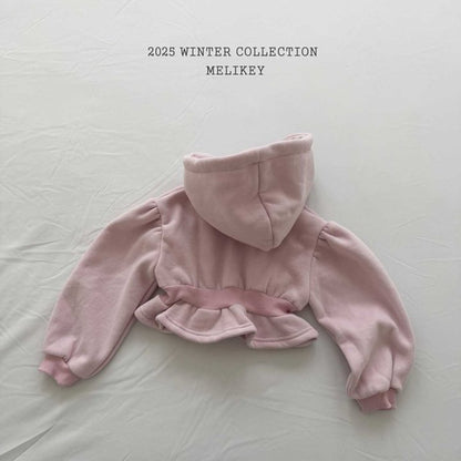 [PRE-ORDER] Crop Frill Hoodie Jacket