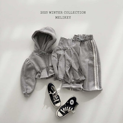 [PRE-ORDER] Crop Frill Hoodie Jacket