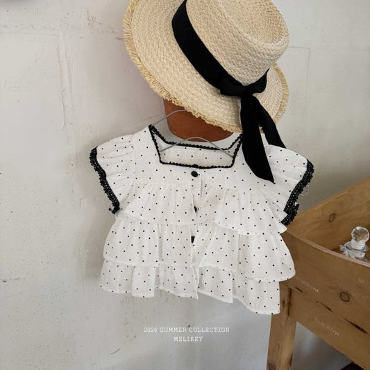[PRE-ORDER] Dot Can Can Blouse
