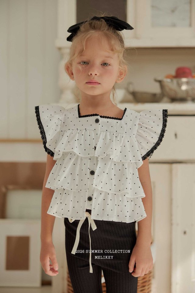 [PRE-ORDER] Dot Can Can Blouse
