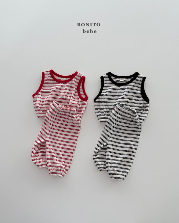 [PRE-ORDER] Stripe Terry Baby Set