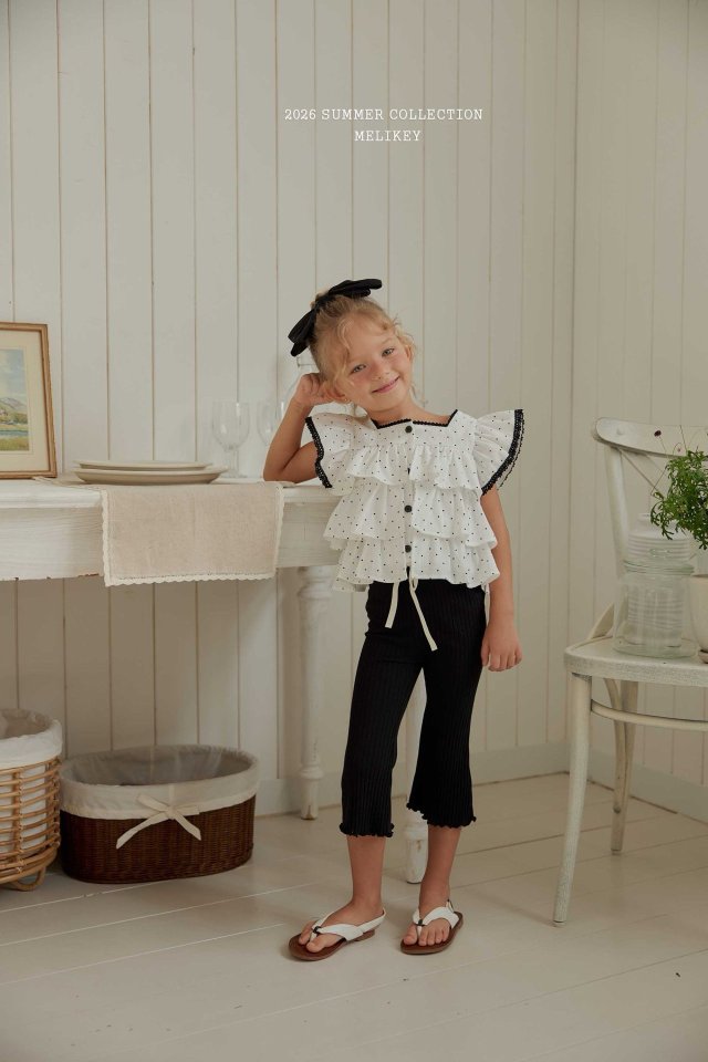 [PRE-ORDER] Dot Can Can Blouse