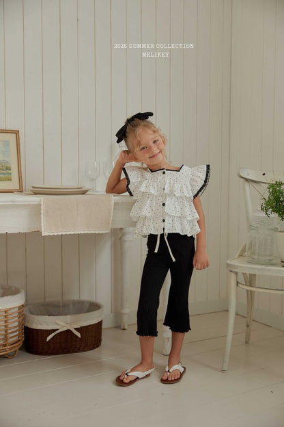 [PRE-ORDER] Dot Can Can Blouse