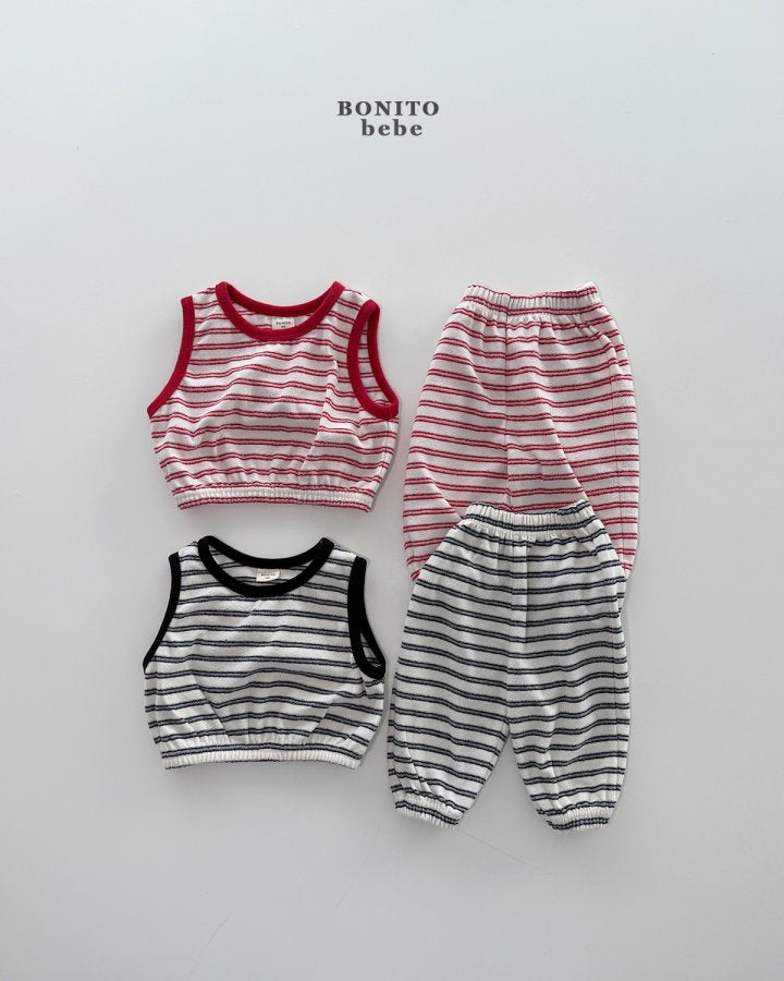 [PRE-ORDER] Stripe Terry Baby Set